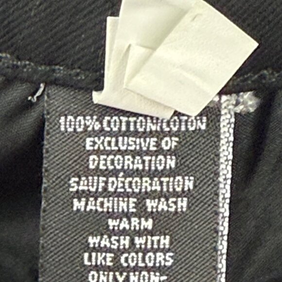 Looney Tunes Men's Stretch Black Jeans Cartoon's Graphic Bling Bunny Size 36 NWT - Picture 6 of 11